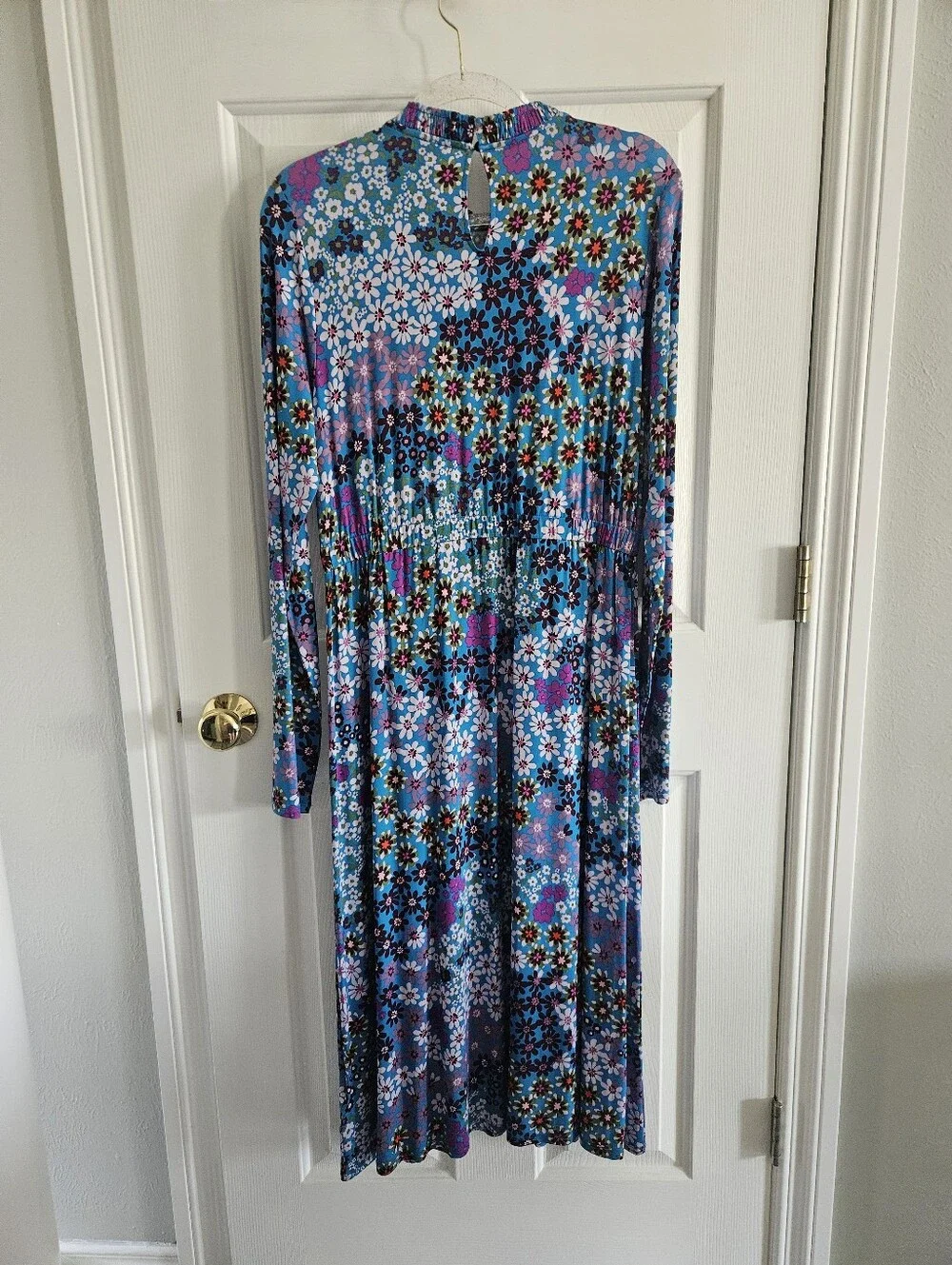 NWOT Kate Spade New York Pacific Petals Floral Knit Midi Dress